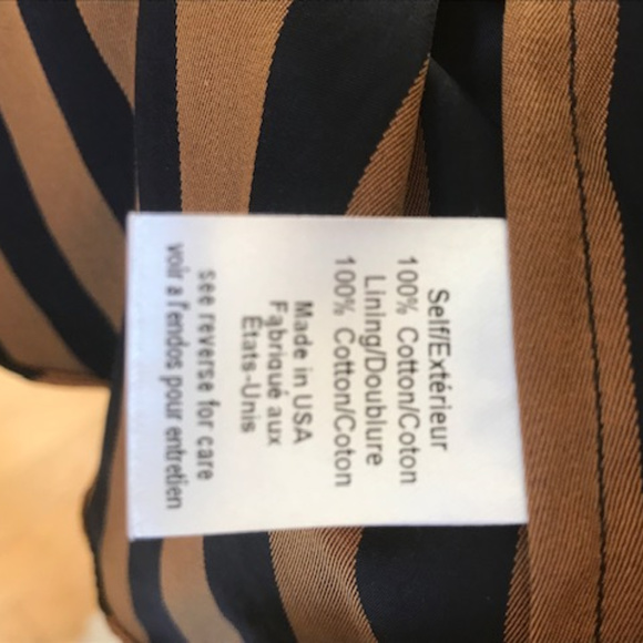 Caroline Constas Striped Sleeveless Peplum Top - Picture 6 of 6